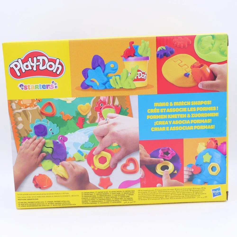 Play-Doh Starters Shapes & Colors Dino - Store & Play Set For Ages 2+ Hasbro